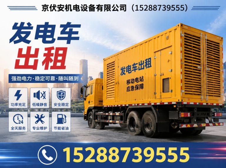 朔州静音发电车租赁展示图